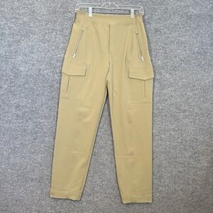 Athleta Pants Womens 4 Tan Cargo Pants Tapered Ankle Jogger‎ Athleisure Stretch